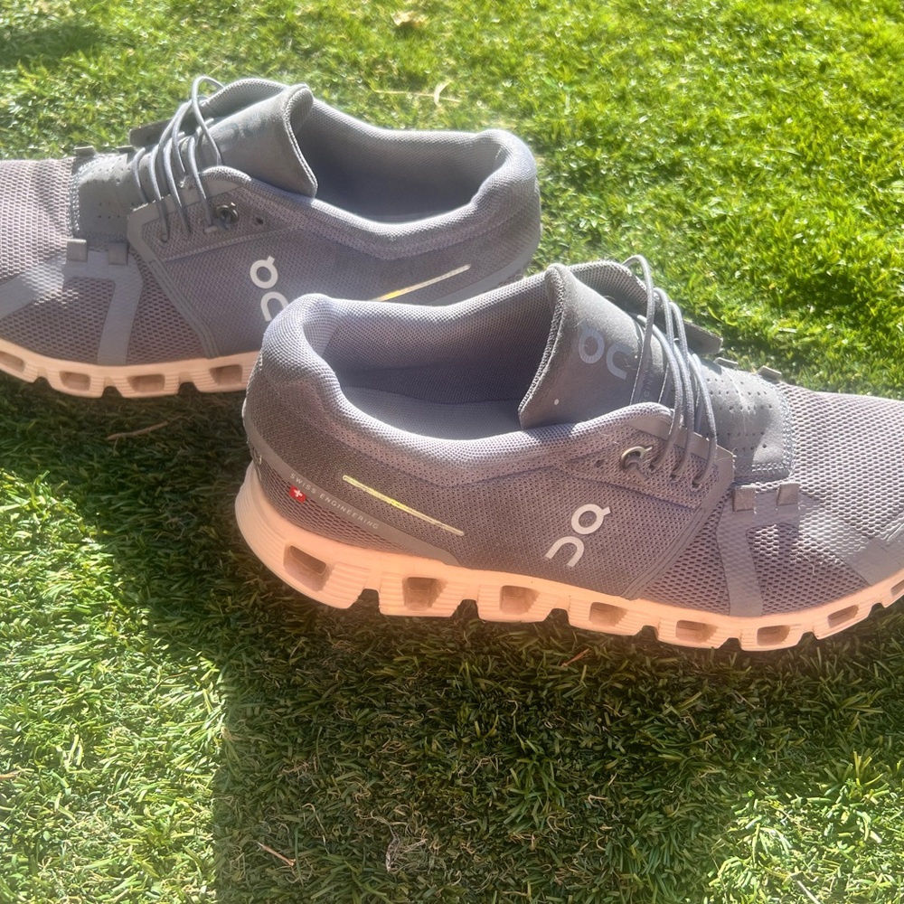 On Running Gray Athletic Shoes for Performance